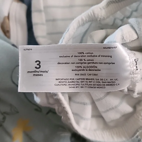 3 3-6 month Infant Nightgowns, 1 has a matching hat. - Picture 4 of 5